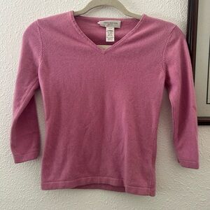 Women’s Small Pink cashmere sweater